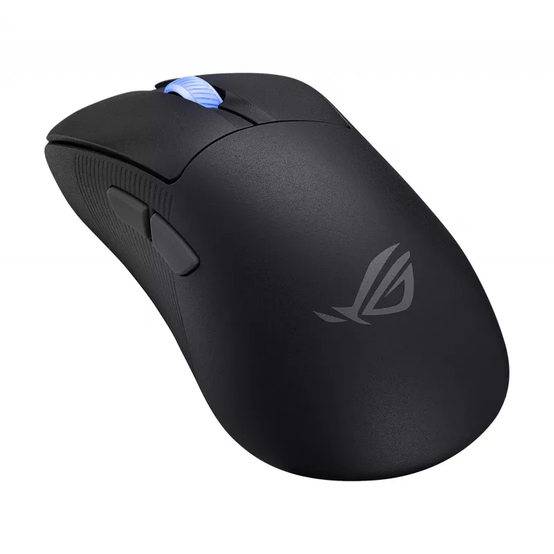 ASUS ROG Keris II Ace Wireless AimPoint Melns pele Spēles Labās rokas RF Bezvadu + Bluetooth + USB A tipa Optiskais 42000 DPI