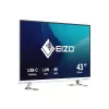 EIZO FlexScan EV4340X-WT datora monitors 108 cm (42,5 collas) 3840 x 2160 pikseļi 4K Ultra HD LCD balts