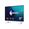 EIZO FlexScan EV4340X-WT datora monitors 108 cm (42,5 collas) 3840 x 2160 pikseļi 4K Ultra HD LCD balts