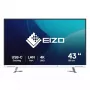 EIZO FlexScan EV4340X-WT datora monitors 108 cm (42,5 collas) 3840 x 2160 pikseļi 4K Ultra HD LCD balts