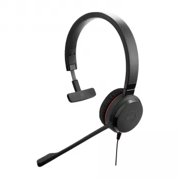 Jabra Evolve 20 SE austiņas ar vadu, galvas saite, birojam/zvanu centram USB Type-C / USB Type-A, melnas