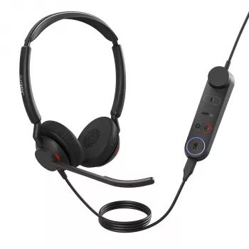 Jabra Engage 50 II - (50 II Link) USB-C/A UC Stereo, Vadu, Biroja/Zvanu centrs, 152 g, Austiņas, Melns