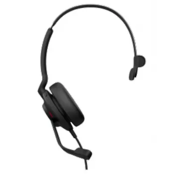 Jabra Evolve2 30 SE USB C/A UC Mono austiņas ar vadu, rokas, birojam/zvanu centram, USB Type-C / USB Type-A, melnas