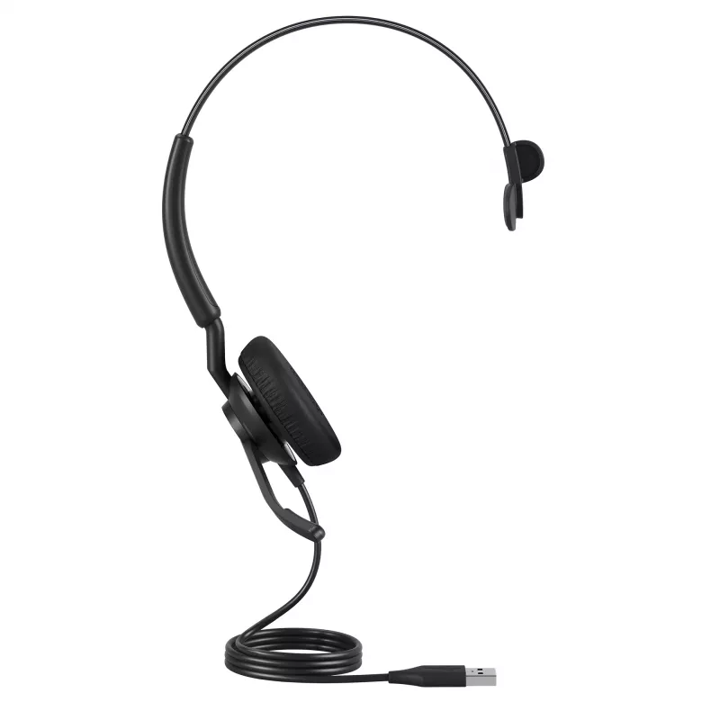 Jabra Engage 40 - (Inline Link) USB-C/A MS Mono, vadu, biroja/zvanu centram, 45 g, austiņas, melna