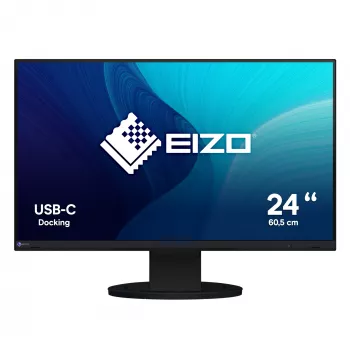 EIZO FlexScan EV2480-BK datora monitors 60,5 cm (23,8 collas) 1920 x 1080 pikseļi Full HD LCD Melns