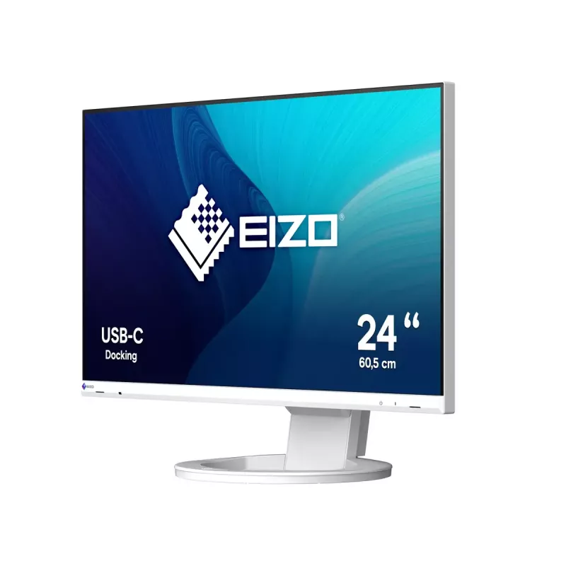Monitors EIZO EV2480-WT 24 collu IPS LED Full HD 1920x1080, 5 ms, 60 Hz, DVI-D/HDMI/DisplayPort, USB centrmezgls, VESA, balts
