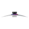 Samsung G85SD datora monitors 86,4 cm (34 colli) 3440 x 1440 pikseļi UltraWide Quad HD OLED Sudrabs