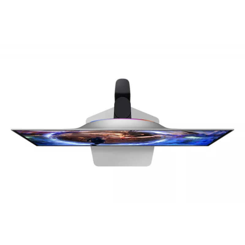 Samsung G60SD datora monitors 68,6 cm (27 colli) 2560 x 1440 pikseļi Quad HD OLED Sudrabs
