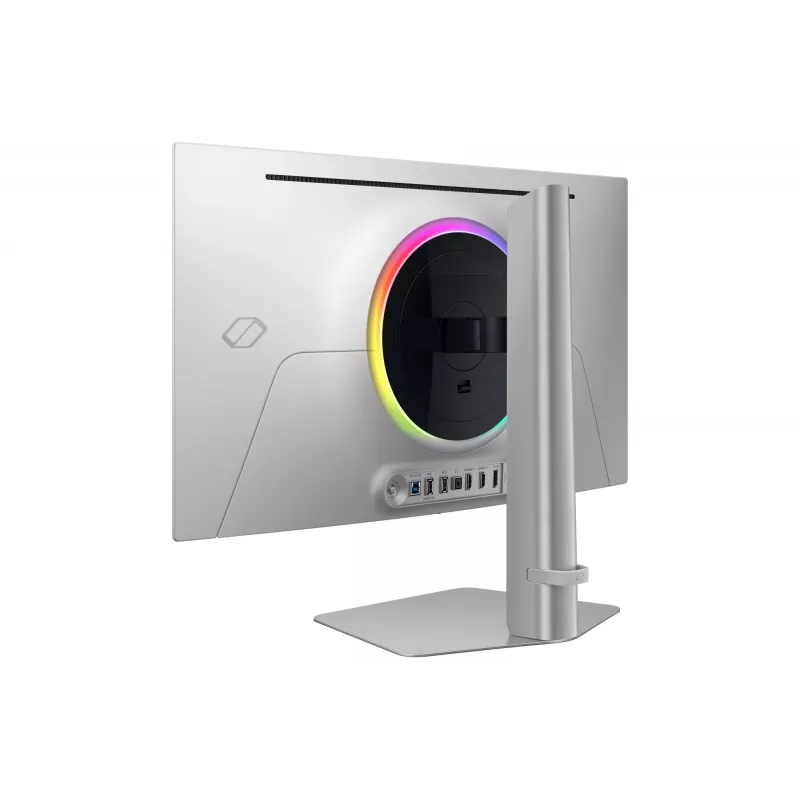Samsung G60SD datora monitors 68,6 cm (27 colli) 2560 x 1440 pikseļi Quad HD OLED Sudrabs