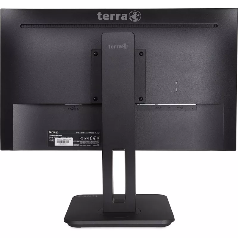 TERRA 3030238 datora monitors 60,5 cm (23,8 collas) 1920 x 1080 pikseļi Full HD LED Melns