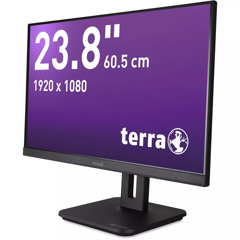 TERRA 3030238 datora monitors 60,5 cm (23,8 collas) 1920 x 1080 pikseļi Full HD LED Melns