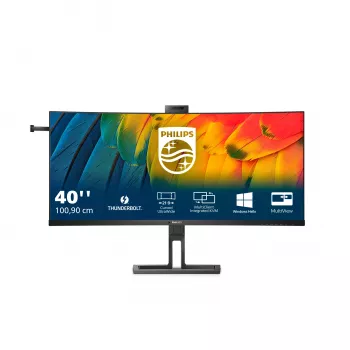Philips 40B1U6903CH/00 datora monitors 100,8 cm (39,7 collu) 5120 x 2160 pikseļi 5K Ultra HD LCD Melns