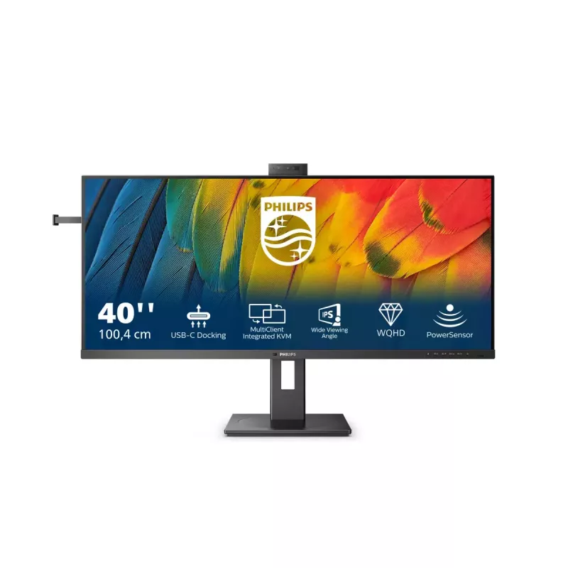 Philips 5000 sērijas 40B1U5601H/00 datora monitors 101,6 cm (40 collas) 3440 x 1440 pikseļi Wide Quad HD LCD melns