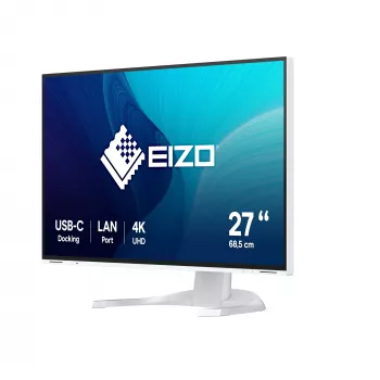 EIZO FlexScan EV2740X-WT datora monitors 68,6 cm (27 collu) 3840 x 2160 pikseļi 4K Ultra HD LCD Balts