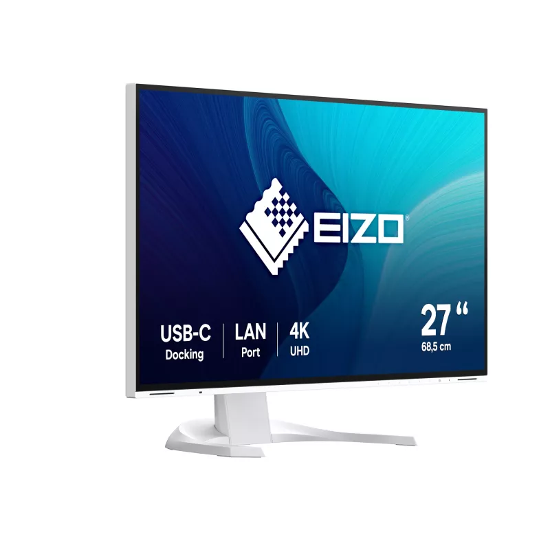 EIZO FlexScan EV2740X-WT datora monitors 68,6 cm (27 collu) 3840 x 2160 pikseļi 4K Ultra HD LCD Balts