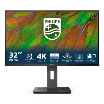 Philips 3000 sērijas 32B1N3800/00 datora monitors 81,3 cm (32 collas) 3840 x 2160 pikseļi 4K Ultra HD LCD Melns