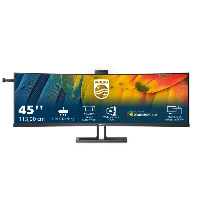 Philips 6000 sērijas 45B1U6900CH/00 datora monitors 113 cm (44,5 collas) 5120 x 1440 pikseļi UltraWide Dual Quad HD LED Melns