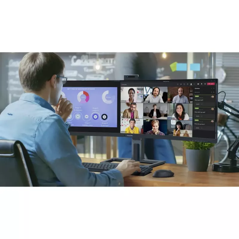 Philips 6000 sērijas 45B1U6900CH/00 datora monitors 113 cm (44,5 collas) 5120 x 1440 pikseļi UltraWide Dual Quad HD LED Melns