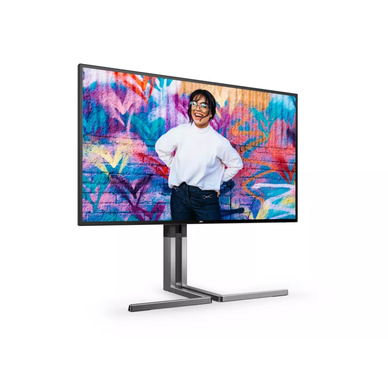 AOC U3 U27U3CV datora monitors 68,6 cm (27 colli) 3840 x 2160 pikseļi 4K Ultra HD LCD Melns