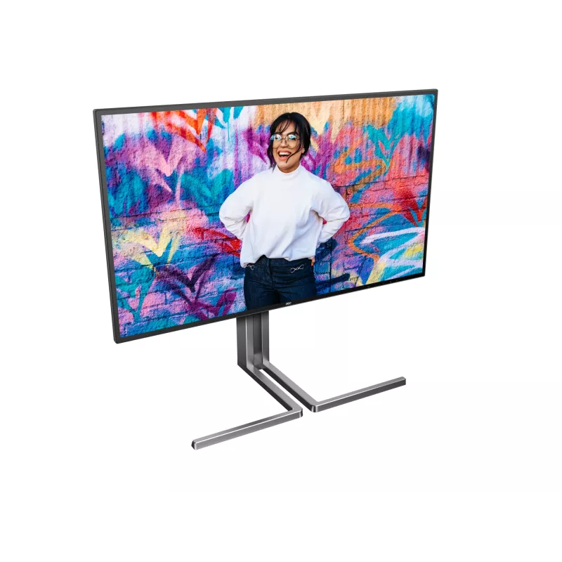 AOC U3 U27U3CV datora monitors 68,6 cm (27 colli) 3840 x 2160 pikseļi 4K Ultra HD LCD Melns