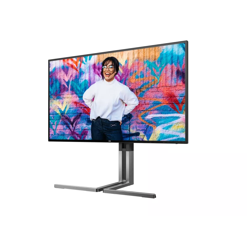AOC U3 U27U3CV datora monitors 68,6 cm (27 colli) 3840 x 2160 pikseļi 4K Ultra HD LCD Melns