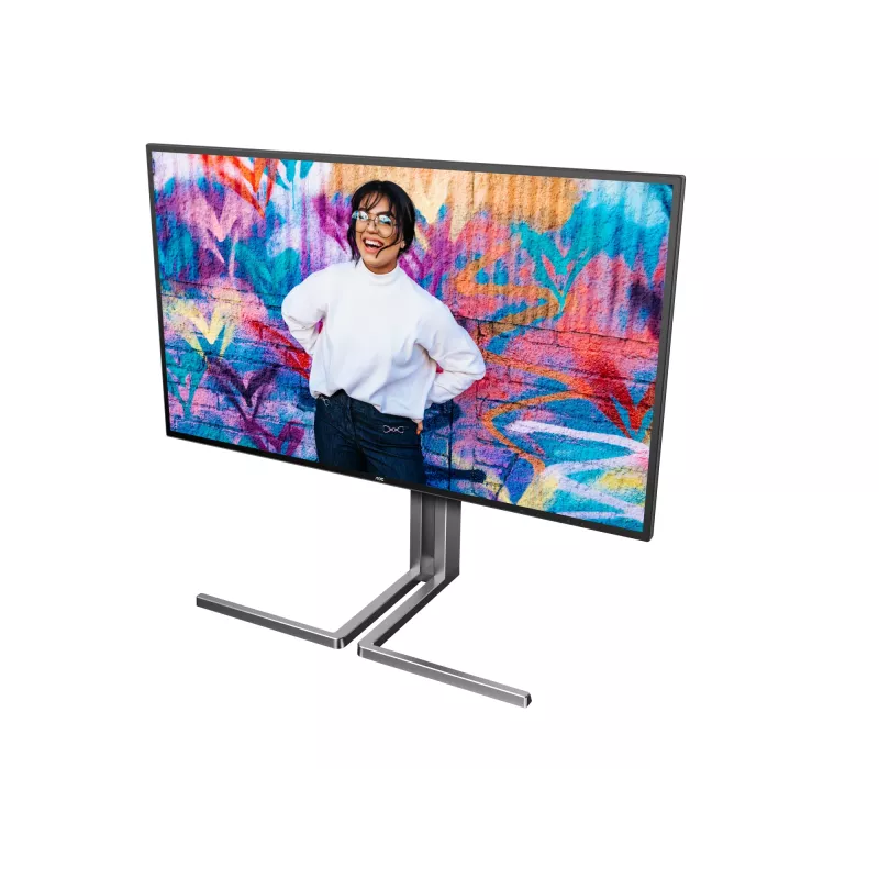 AOC U3 U27U3CV datora monitors 68,6 cm (27 colli) 3840 x 2160 pikseļi 4K Ultra HD LCD Melns