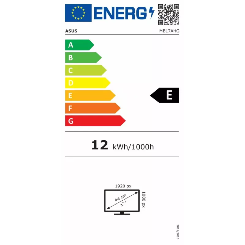 ASUS ZenScreen MB17AHG datora monitors 43,9 cm (17,3 collas) 1920 x 1080 pikseļi Full HD LCD melns