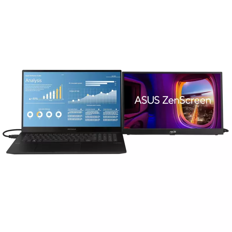 ASUS ZenScreen MB17AHG datora monitors 43,9 cm (17,3 collas) 1920 x 1080 pikseļi Full HD LCD melns