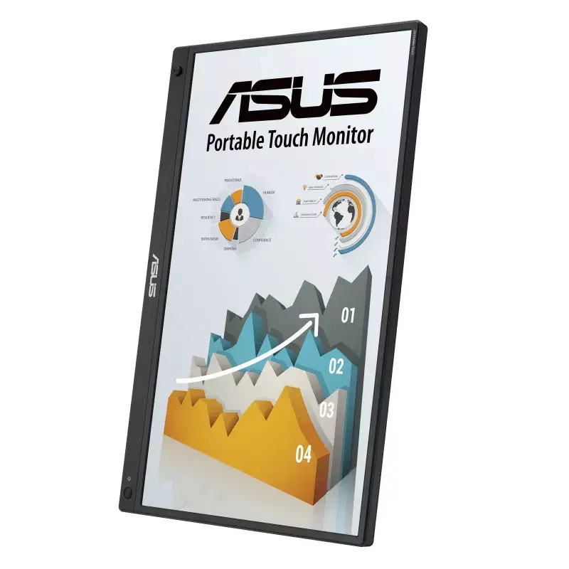 ASUS ZenScreen MB16AMTR datora monitors 39,6 cm (15,6 collas) 1920 x 1080 pikseļi Full HD LCD skārienjūtīgs Melns