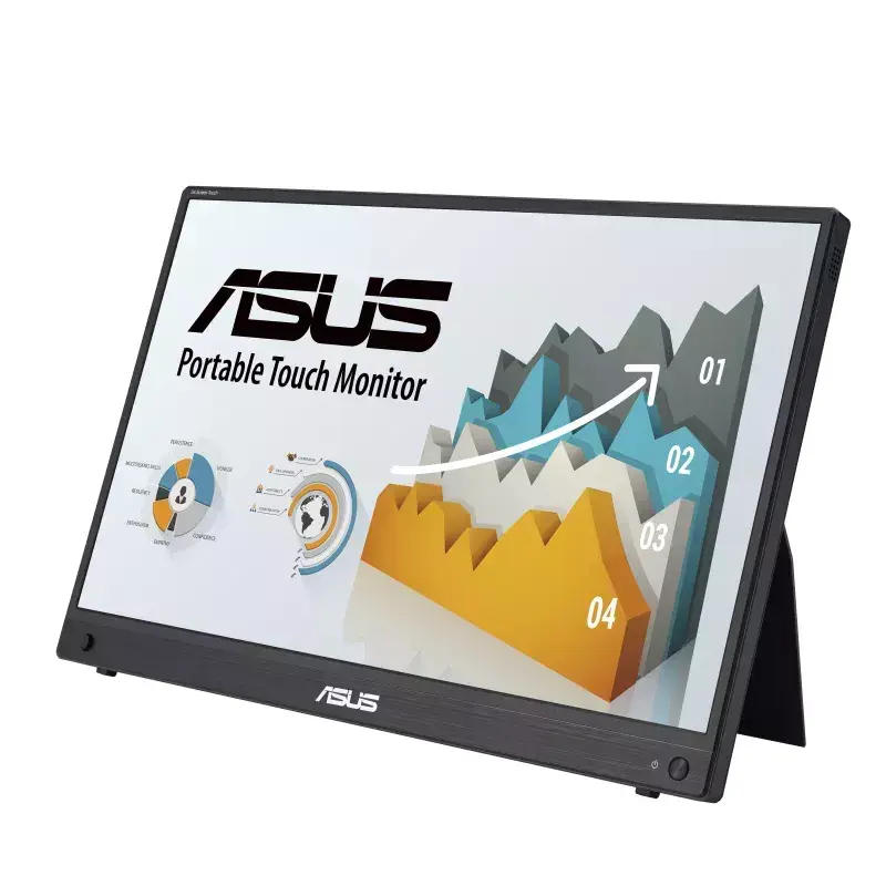 ASUS ZenScreen MB16AMTR datora monitors 39,6 cm (15,6 collas) 1920 x 1080 pikseļi Full HD LCD skārienjūtīgs Melns