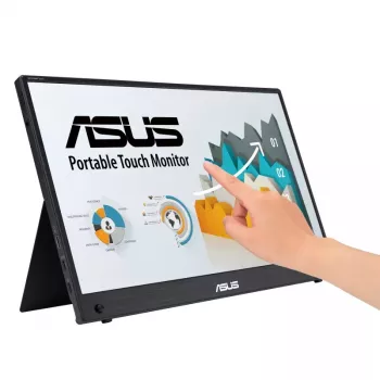ASUS ZenScreen MB16AMTR datora monitors 39,6 cm (15,6 collas) 1920 x 1080 pikseļi Full HD LCD skārienjūtīgs Melns