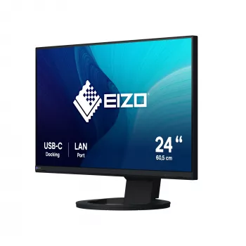 EIZO FlexScan EV2490-BK datora monitors 60,5 cm (23,8 collas) 1920 x 1080 pikseļi Full HD LCD Melns