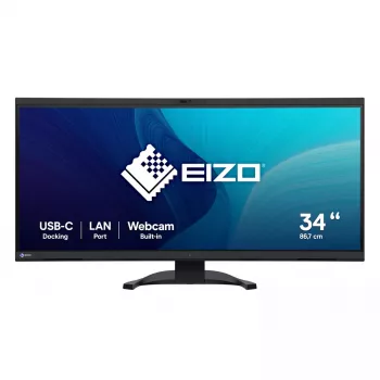 EIZO FlexScan EV3450XC-BK datora monitors 86,6 cm (34,1 collas) 3440 x 1440 pikseļi UltraWide Quad HD LCD Melns