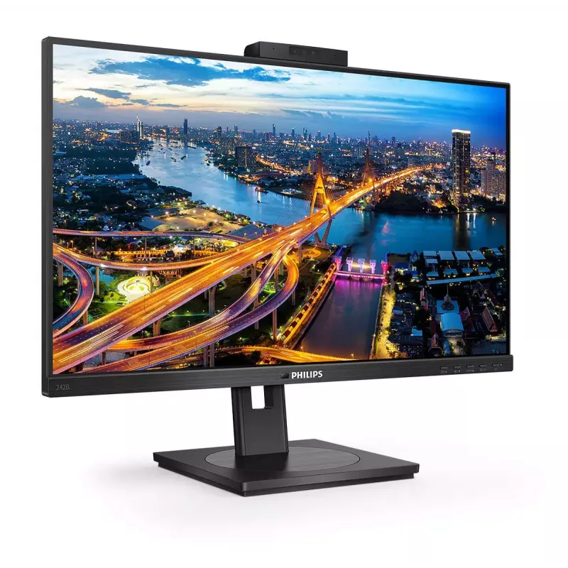 Philips B Line 242B1H/00 datora monitors 60,5 cm (23,8 colli) 1920 x 1080 pikseļi Full HD LED Melns