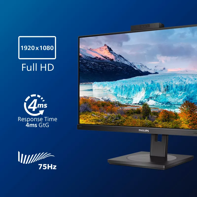 Philips S Line 272S1MH/00 datora monitors 68.6 cm (27 collas) 1920 x 1080 pikseļi Full HD LED Melns
