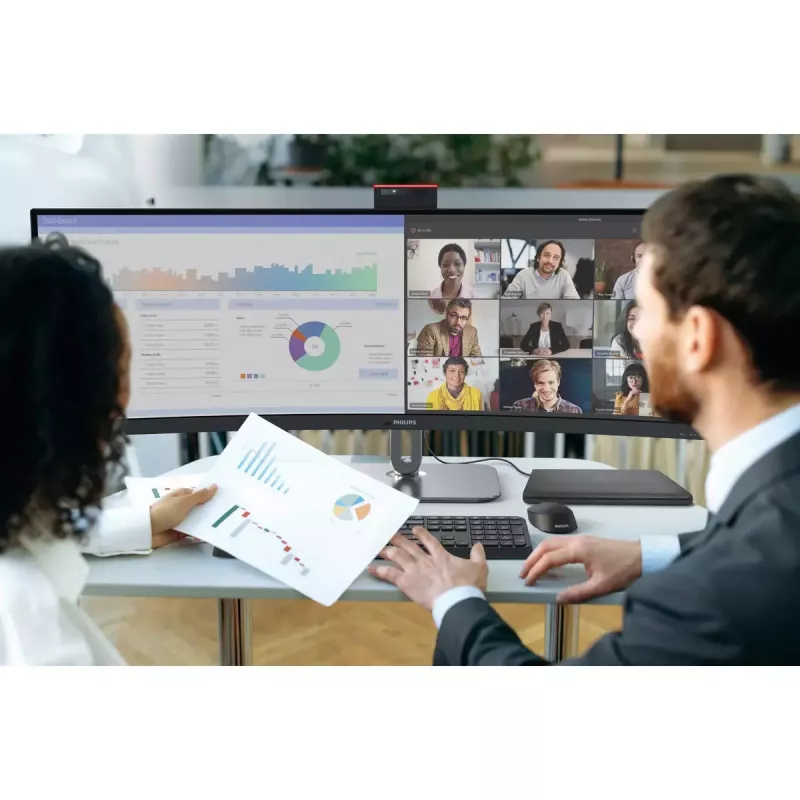 Philips 49B2U6903CH/00 datora monitors 124.5 cm (49 colli) 5120 x 1440 pikseļi Dual QHD LCD Pelēks