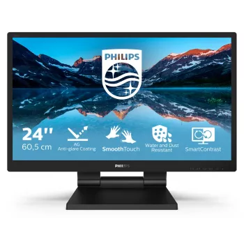 Philips 242B9TL/00 datora monitors 60,5 cm (23,8 collu) 1920 x 1080 pikseļi Full HD LCD skārienekrāns Melns