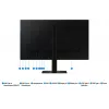 Samsung S27D604UAU datora monitors 68,6 cm (27 collas) 2560 x 1440 pikseļi Quad HD LED Melns