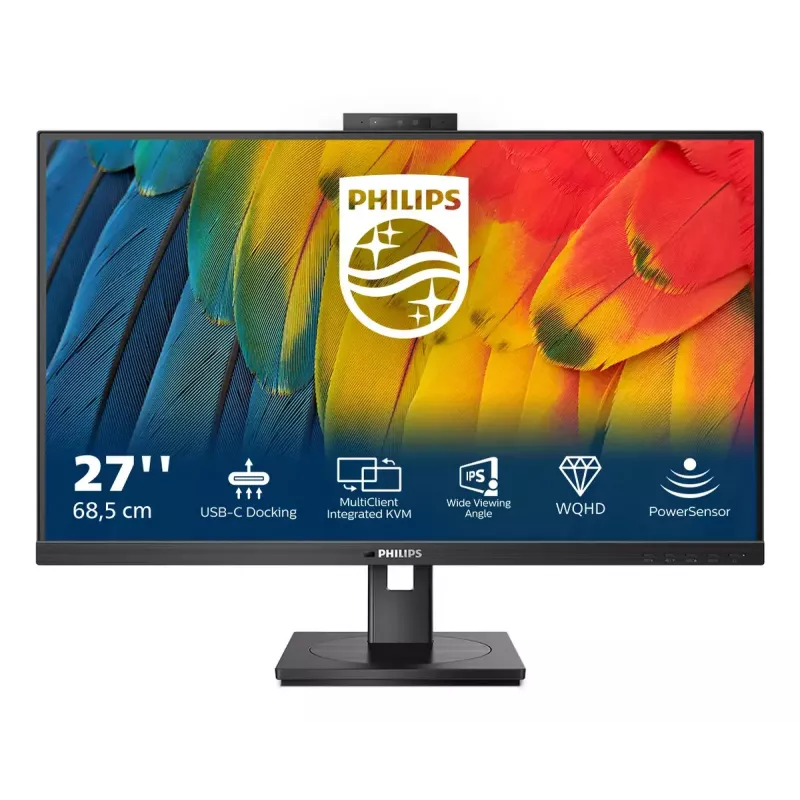Philips 5000 sērijas 27B1U5601H/00 datora monitors 68,6 cm (27 collas) 2560 x 1440 pikseļi Quad HD LCD Melns
