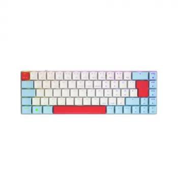 CHERRY MX-LP 2.1 Compact Wireless tastatūra Gaming RF Wireless + Bluetooth QWERTZ German balta