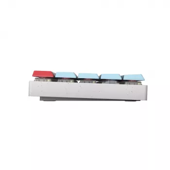 CHERRY MX-LP 2.1 Compact Wireless tastatūra Gaming RF Wireless + Bluetooth QWERTZ German balta