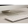 CHERRY KC 6000C FOR MAC tastatūra, universāla, USB, QWERTZ, vācu, sudraba krāsa