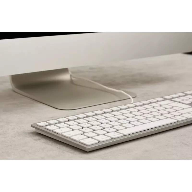 CHERRY KC 6000C FOR MAC tastatūra, universāla, USB, QWERTZ, vācu, sudraba krāsa