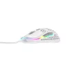 XTRFY M42 piemērota abām rokām spēļu pele — optiskais sensors, 16 000 DPI, USB Type‑A, balta, RGB