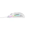 XTRFY M42 piemērota abām rokām spēļu pele — optiskais sensors, 16 000 DPI, USB Type‑A, balta, RGB