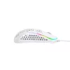 XTRFY M42 piemērota abām rokām spēļu pele — optiskais sensors, 16 000 DPI, USB Type‑A, balta, RGB