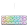 Spēļu tastatūra CHERRY K4V2 TKL USB QWERTZ vācu balta RGB LED