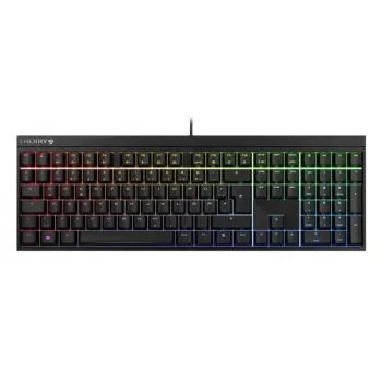 Spēļu tastatūra CHERRY MX 2.0S USB QWERTZ vācu melna mehāniska RGB