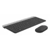 LOGITECH plānā bezvadu tastatūras un peles komplekts Mk470 - Graphite - Azerty franču