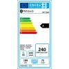 AG Neovo IFP-7502 interaktīvā plakanā paneļa 189,2 cm (74,5 collu) LCD Wi-Fi 350 cd/m² 4K Ultra HD Melns Skārienekrāns Iebūvēts procesors Android 8.0